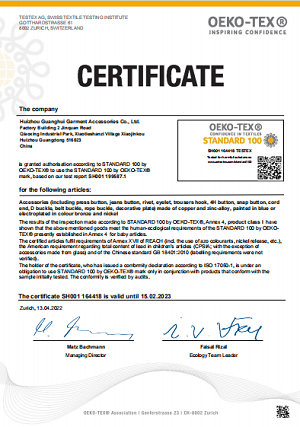 OEKO certification