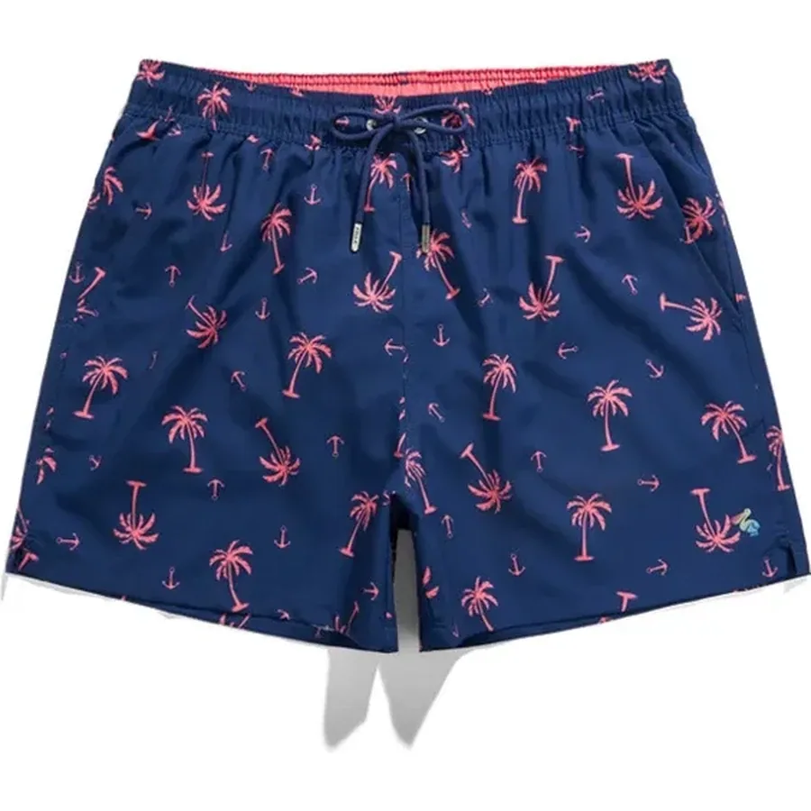 Custom men's swim shorts with side pockets