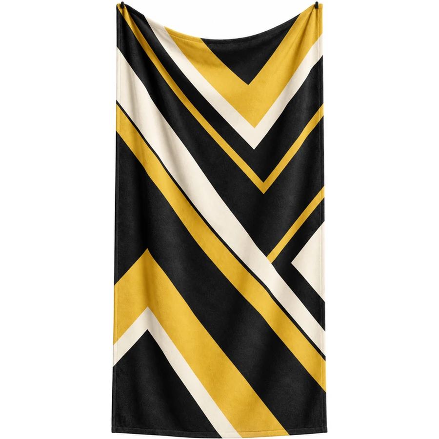 Adult Geometric Microfiber Beach Towel