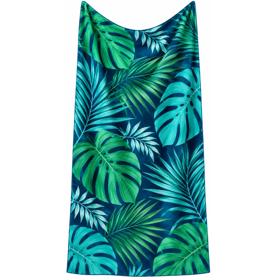 Adult Tropical Leaf Microfiber Beach Towel