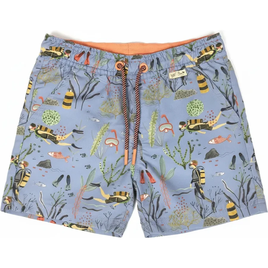 Custom Boys Print Boardshorts Swim Trunks Swimshort for Summer