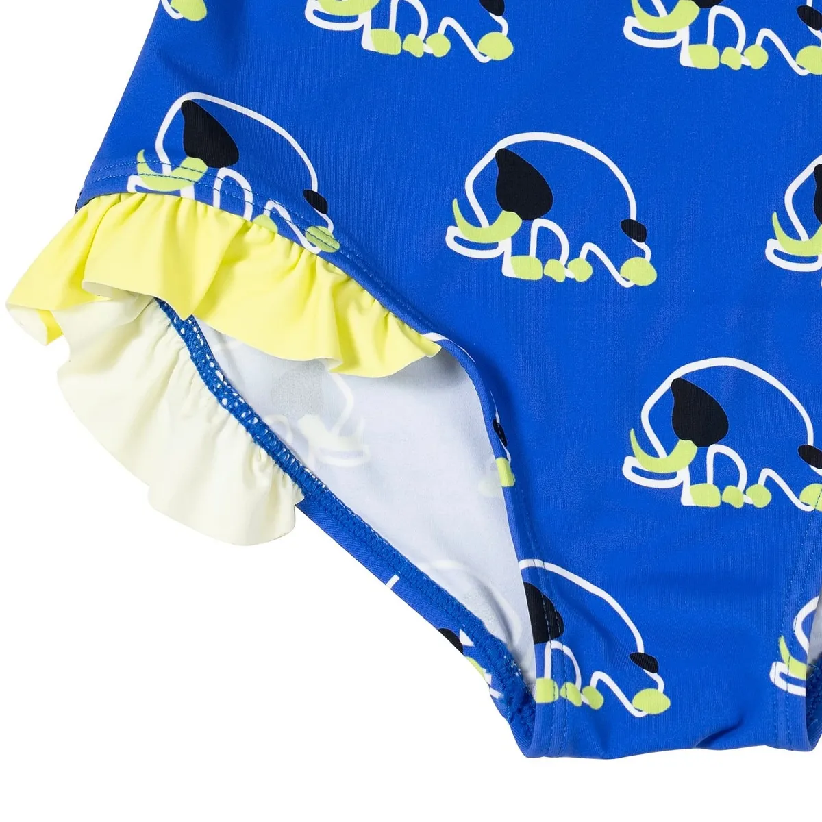 Custom Girls Girls Swimwear with Ruffle Hem