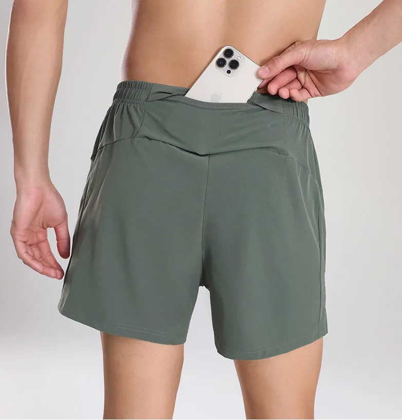 Custom Lightweight Workout Fitness Shorts for Men, Breathable & Athletic Fit