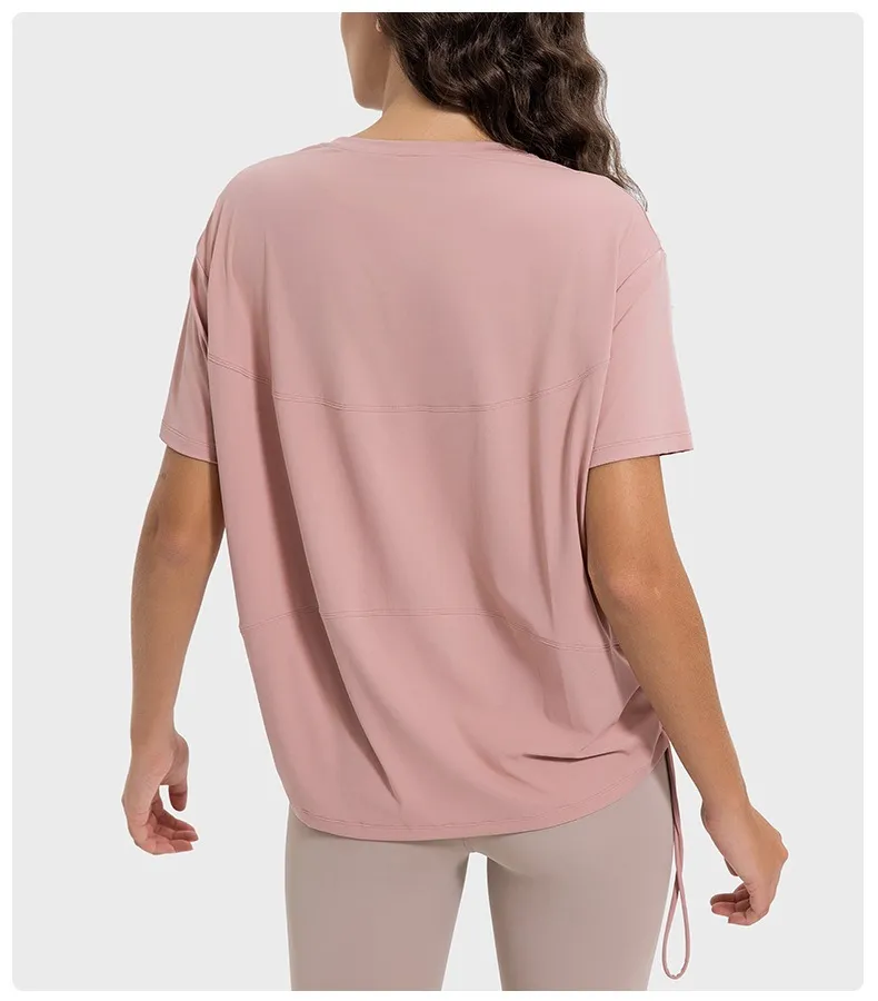 Custom Loose Fit Quick Dry Womenâs Training T-Shirt for Fitness