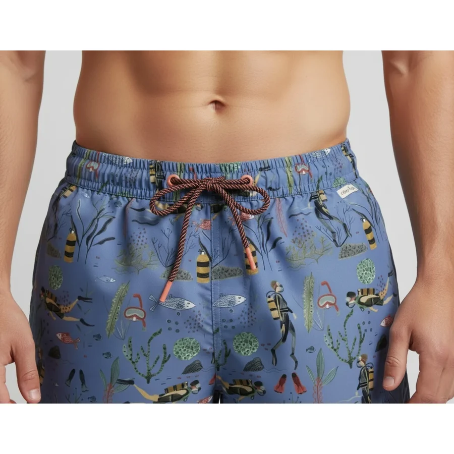 Custom Men’s Boardshorts swimtrunk swimshorts with All Over Print