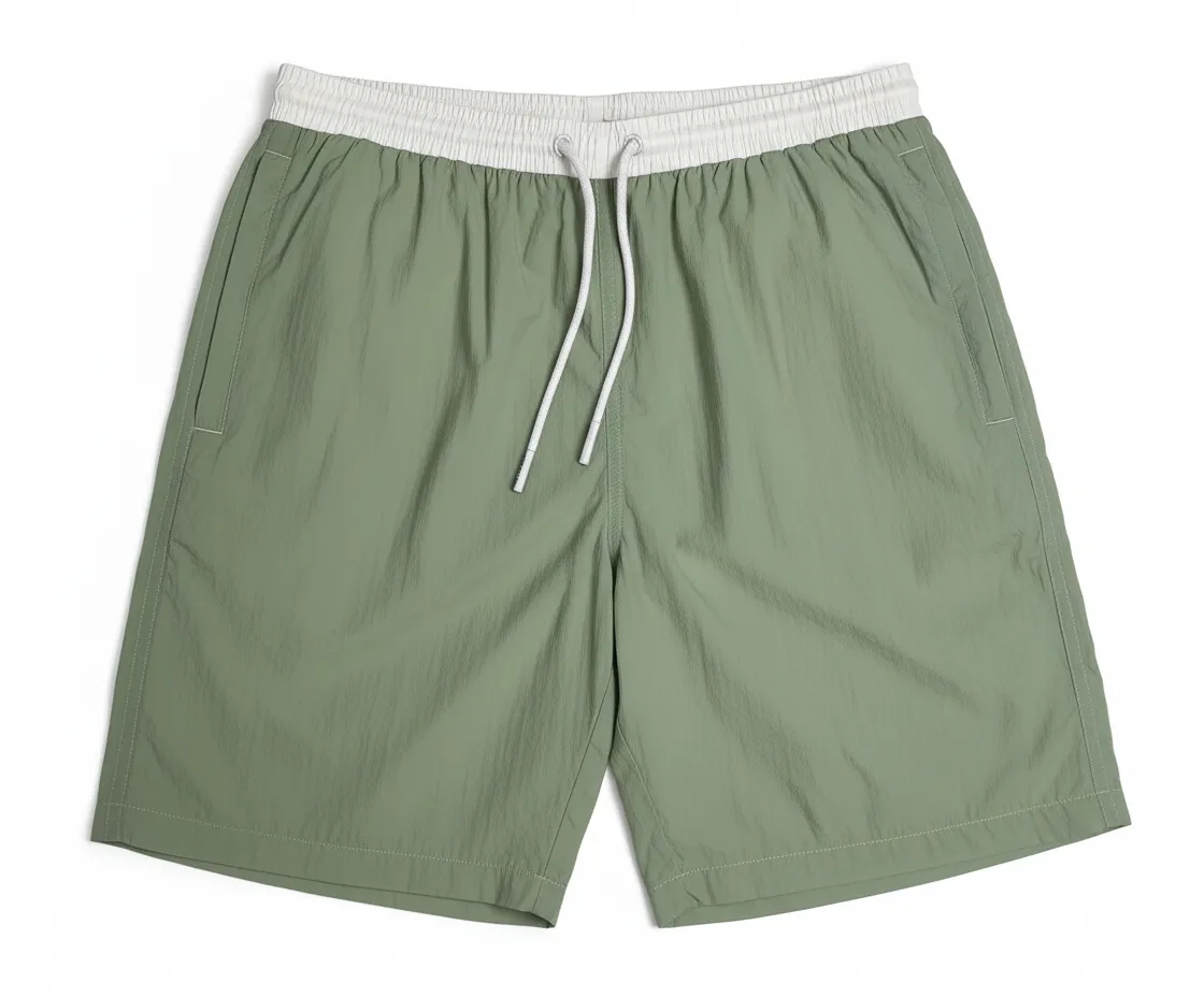 Custom Mens Boardshorts with Contrast Waistband Comfortable Swim Shorts for Swimming and Surf