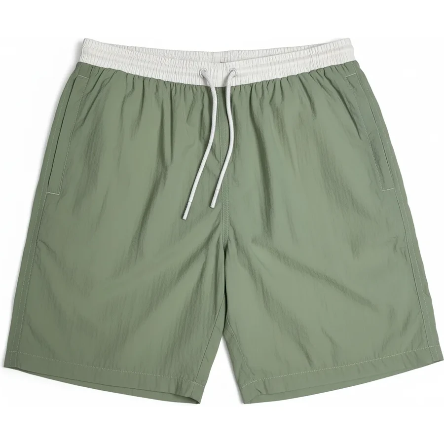 Custom Mens Boardshorts with Contrast Waistband Comfortable Swim Shorts for Swimming and Surf