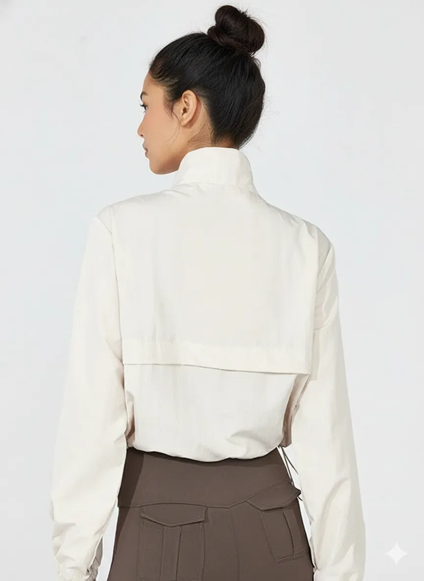 Custom Women’s Lightweight Half-Zip Sports Jacket