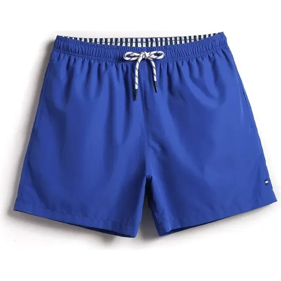 Elastic Waist Print Boardshorts Swim Shorts for Men Beachwear