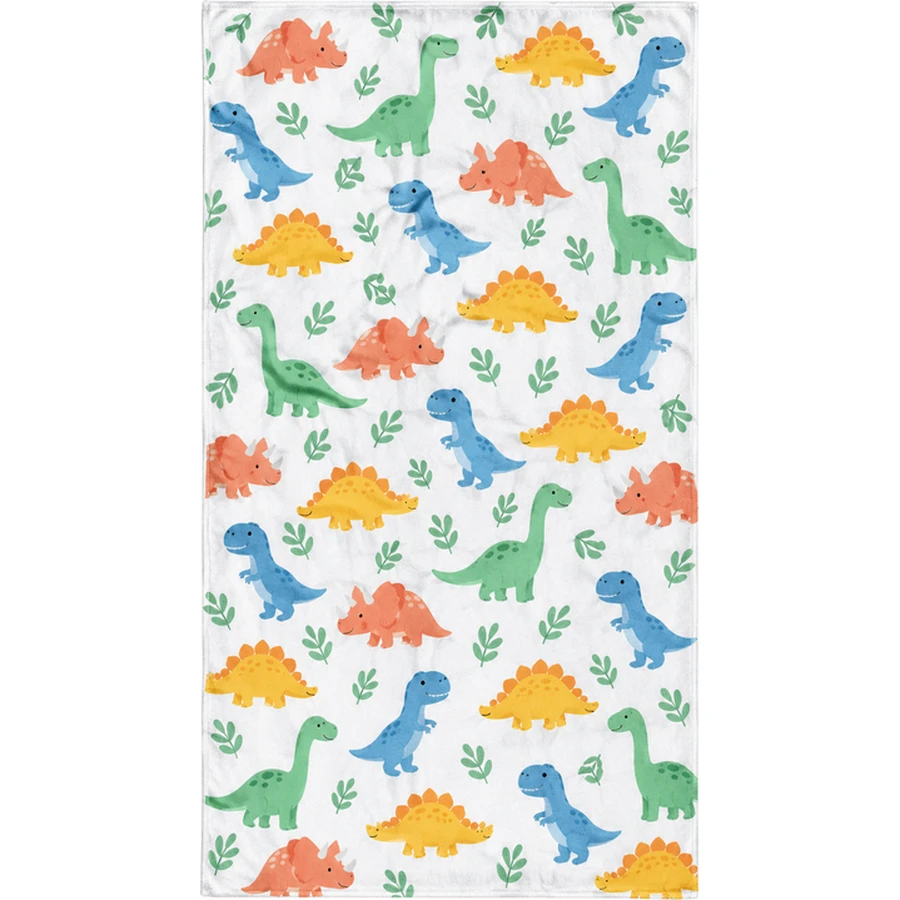 Kids Dinosaur Microfiber Beach Towel