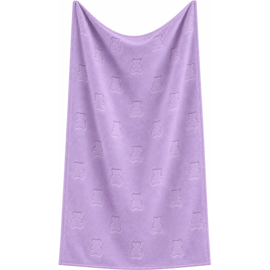 Kids Embossed Bear Microfiber Towel
