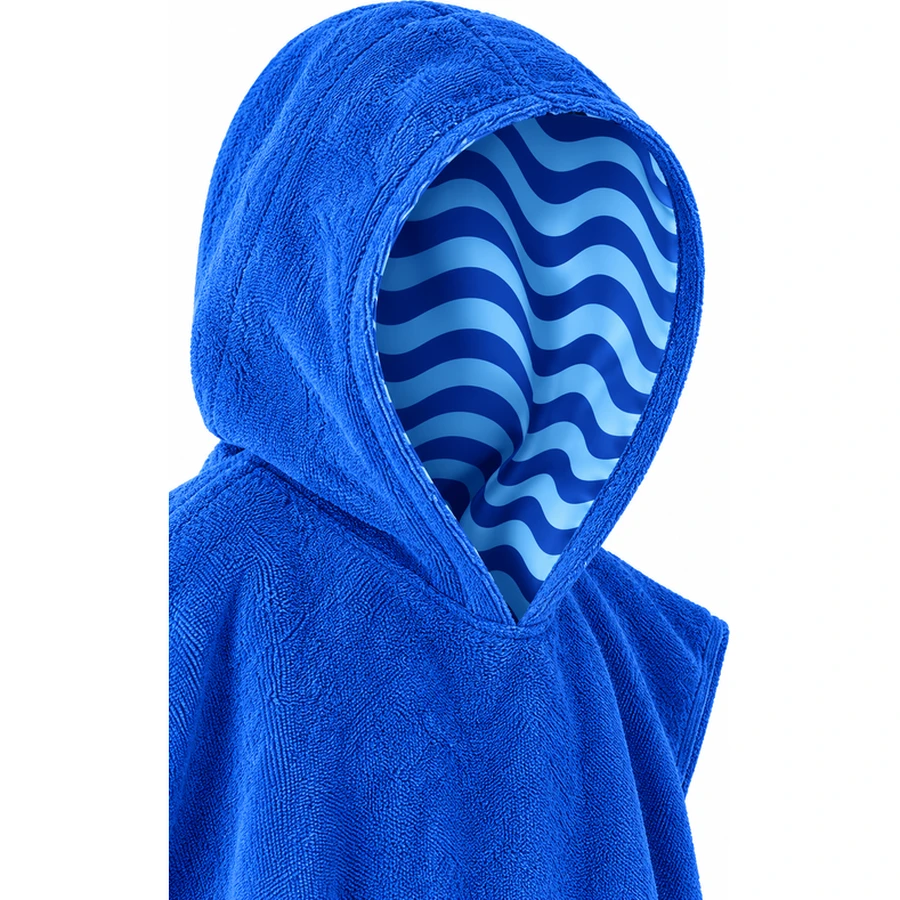 Kids Wave-Panel Hooded Beach Poncho