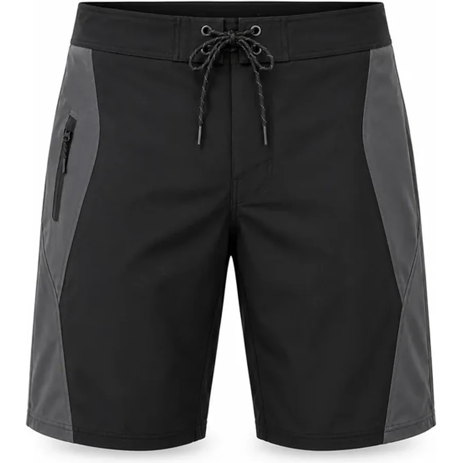 Men's Black Graphite Technical Panel Boardshorts