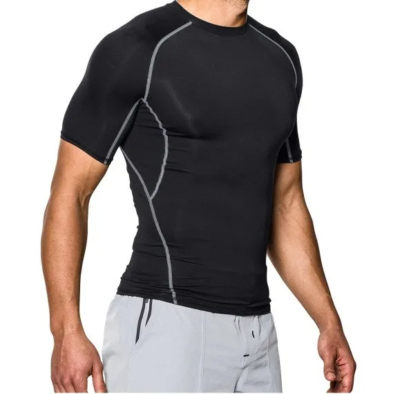 Men’s Compression Short Sleeve Sports T-Shirt for  Gym & Running