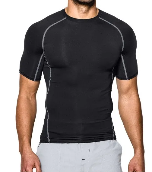 Men’s Compression Short Sleeve Sports T-Shirt for  Gym & Running