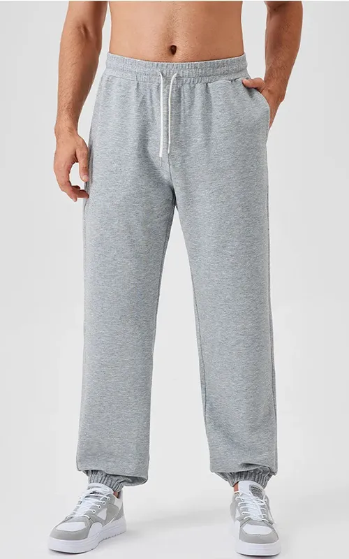 Men’s  fleece Comfortable Loose Fit Gym Joggers  Athletic Sweatpants