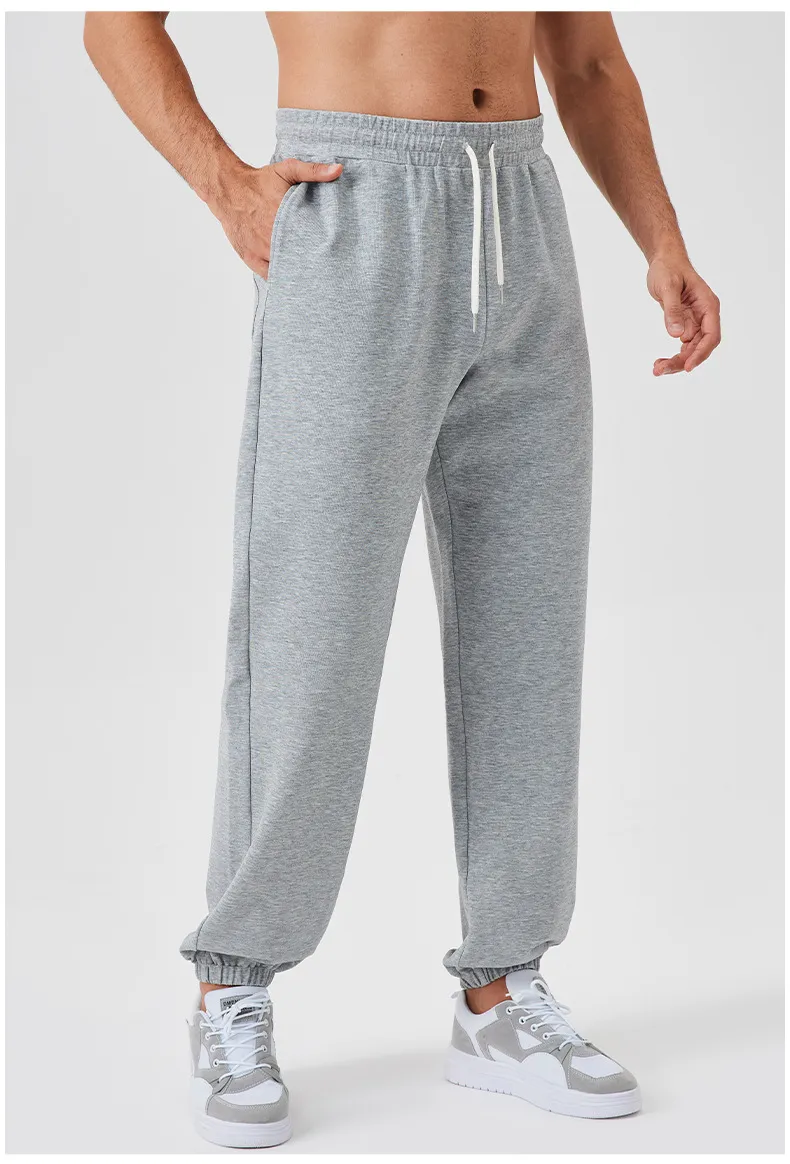 Men’s  fleece Comfortable Loose Fit Gym Joggers  Athletic Sweatpants