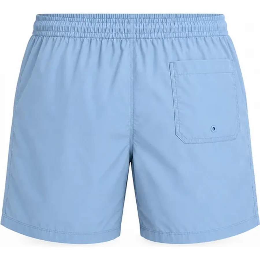 Men's Mist Blue Quick-Dry Stretch Swim Trunks