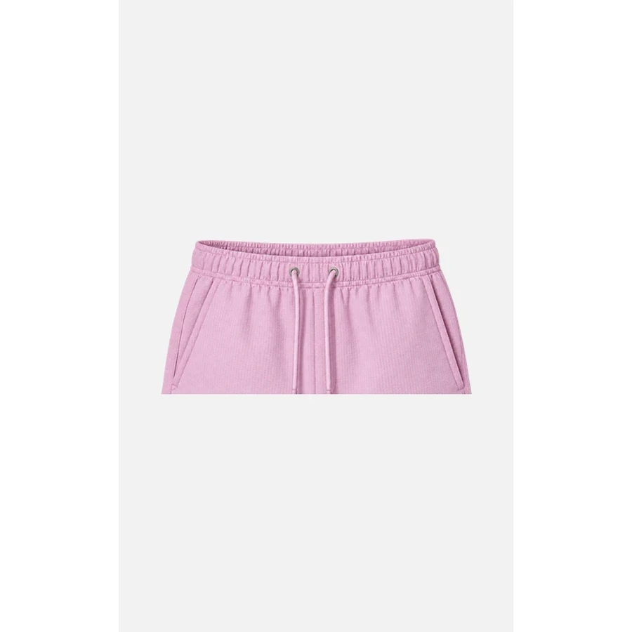 Men's Pop Pink Seersucker Drawstring Swim Shorts