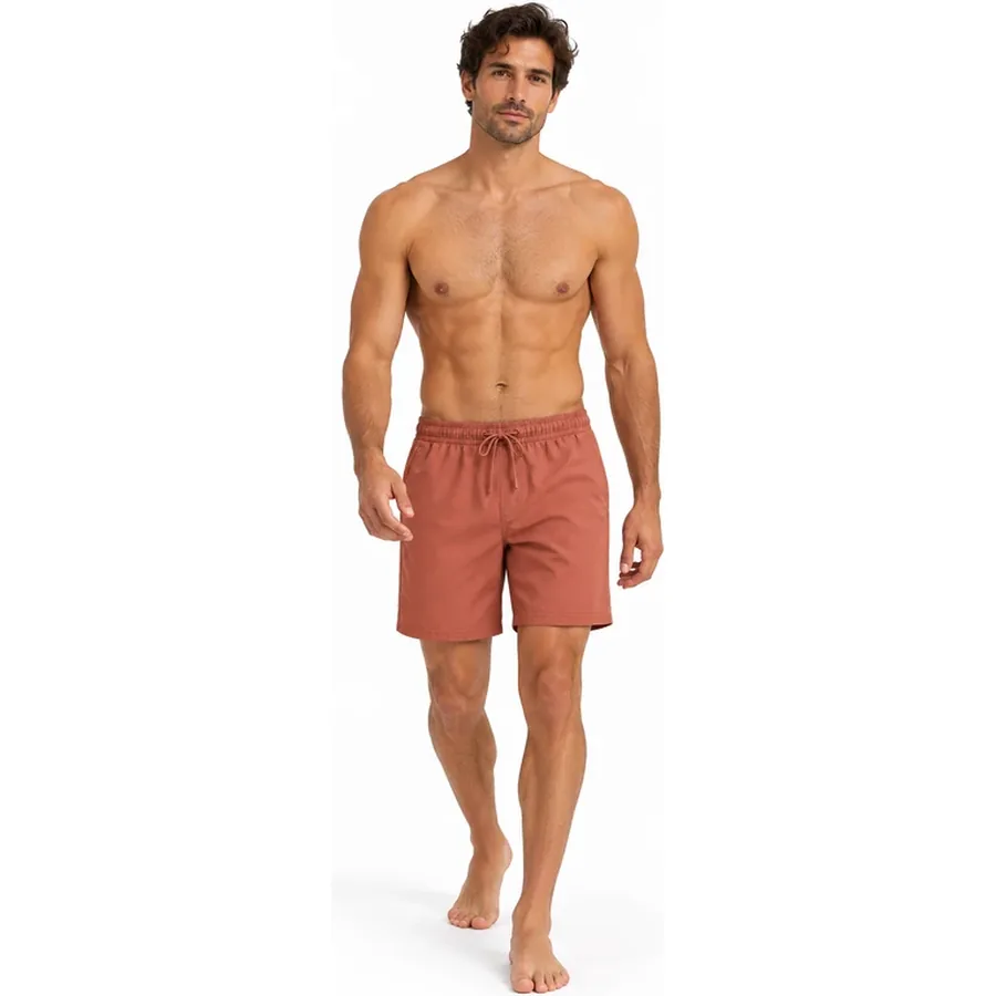 Men's Terracotta Four-Way Stretch Volley Shorts