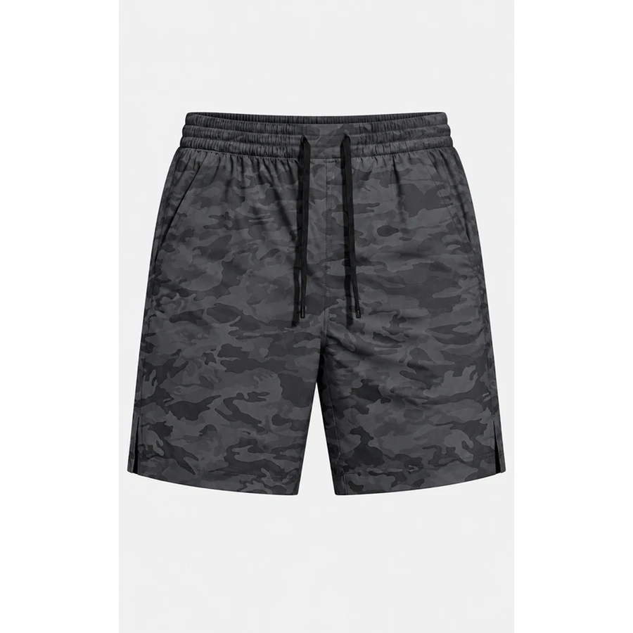 Men's Tonal Camo Drawstring Swim Shorts