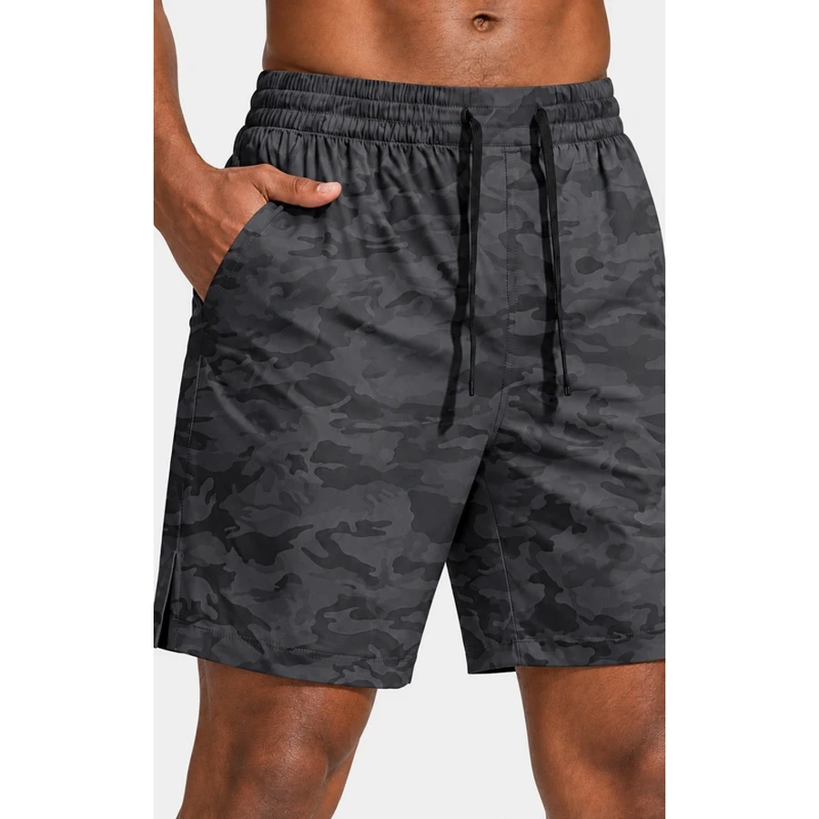 Men's Tonal Camo Drawstring Swim Shorts