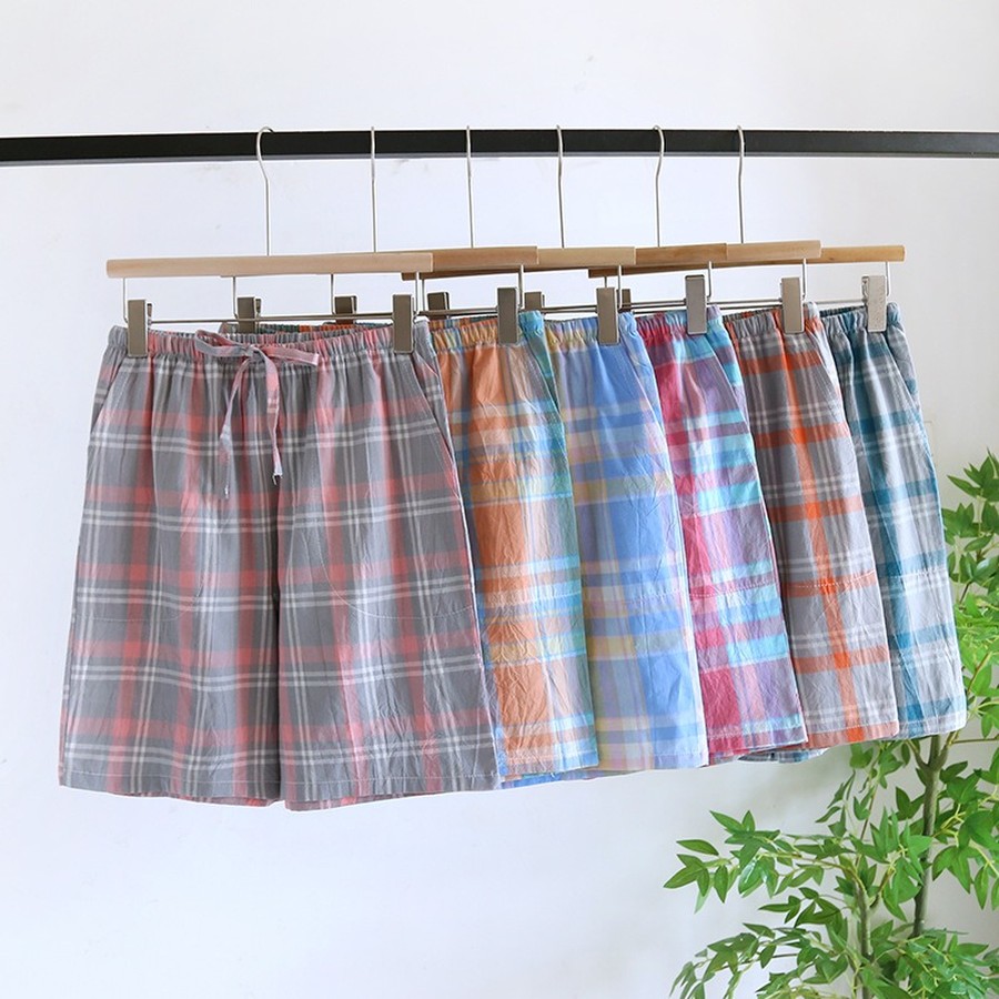 Custom Men's Plaid Beachwear Shorts