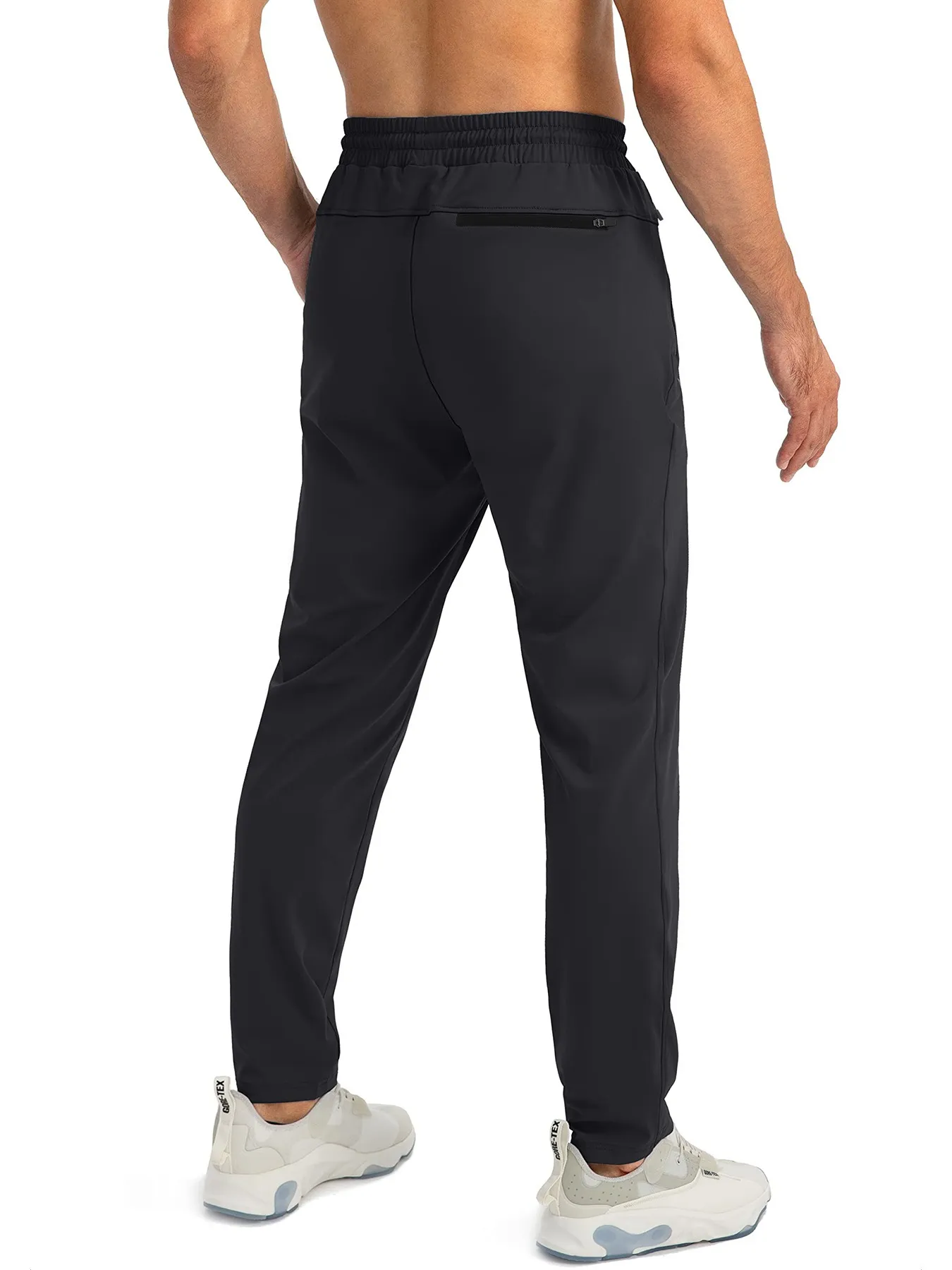 Slim Fit Zipper Pocket Men’s Joggers Athletic Workout Casual Training Pants