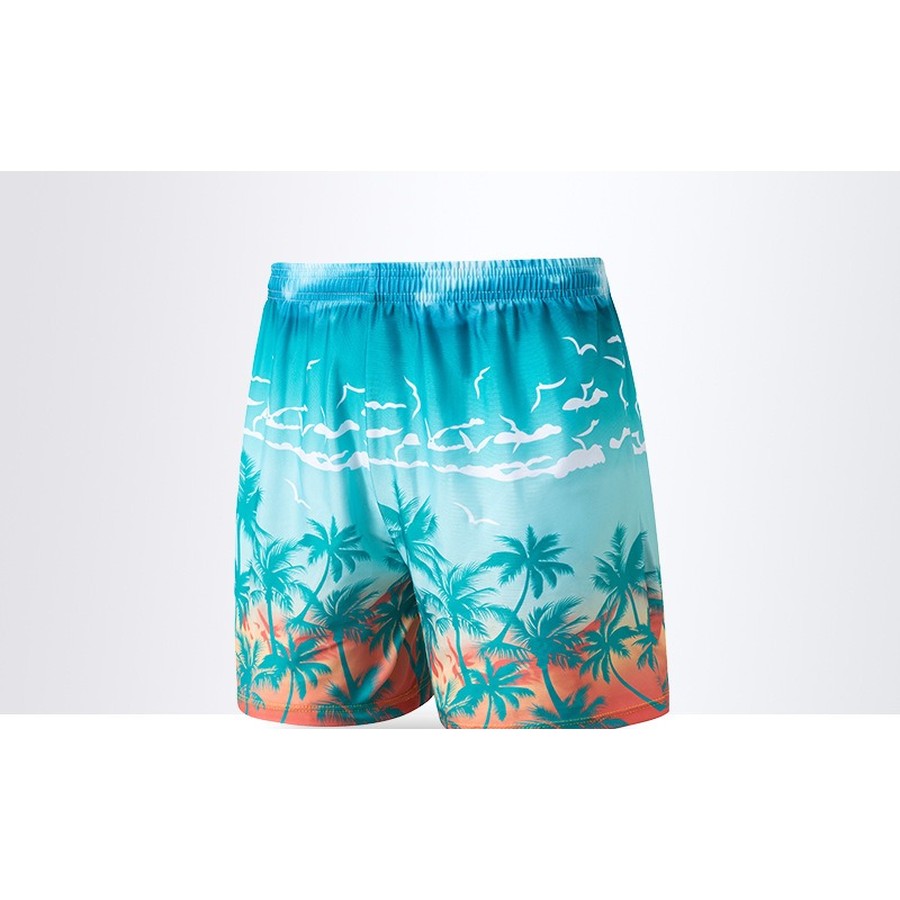 Custom Men's Sunset Beach Print Boardshorts