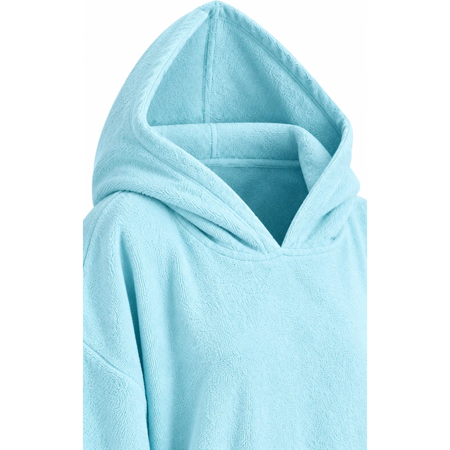 Three-Quarter Sleeve Hooded Changing Poncho