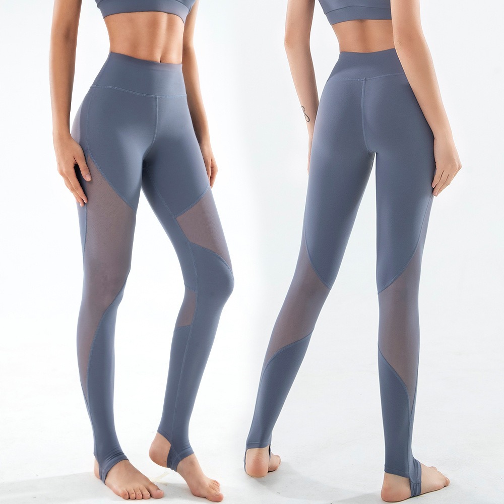 Womenâs Athletic Mesh Insert Stirrup Tights