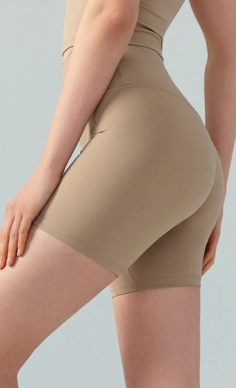 Women’s High Waist Yoga Shorts Compression Athletic Biker Pants