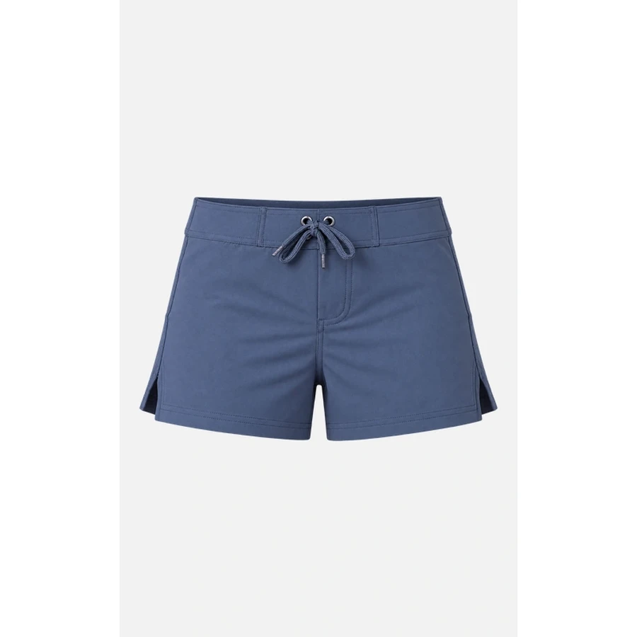 Women's Indigo Tie Front Boardshorts