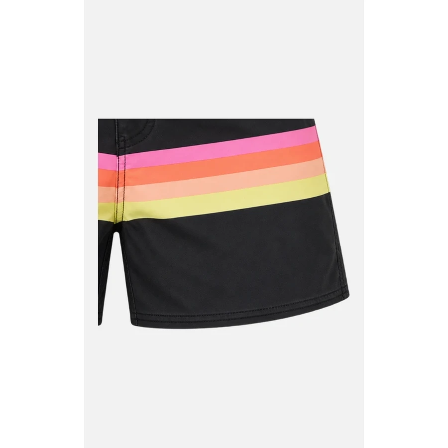 Women's Sunset Stripe Lace Up Boardshorts