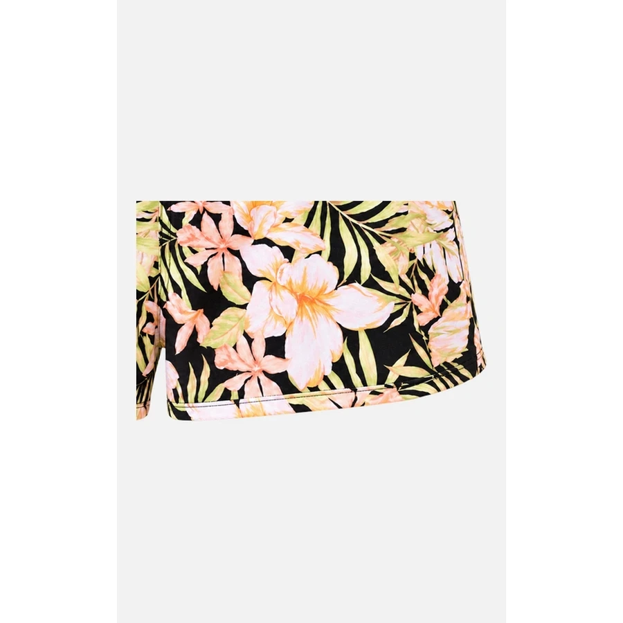 Women's Tropical Fold Over Waist Beach Shorts