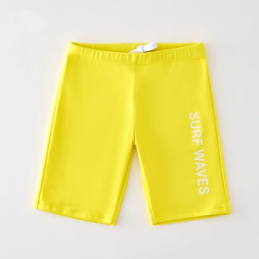 Custom Boys' Yellow Surf Swim Shorts